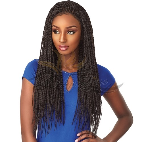 Futura Fiber Twist Lace Front Wig Multi-Part Lace Front Wig Looks & Feels Like Human Hair [SHT01]