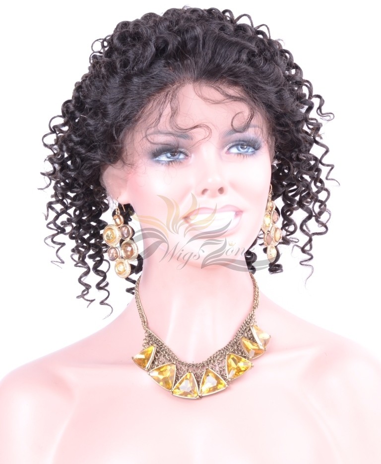 Jazz Curl Brazilian Virgin Hair Lace Wig Pre-Plucked Hairline HD Invisible Skin Melting Lace Wig Super Bleached Knots [BRJAZ]