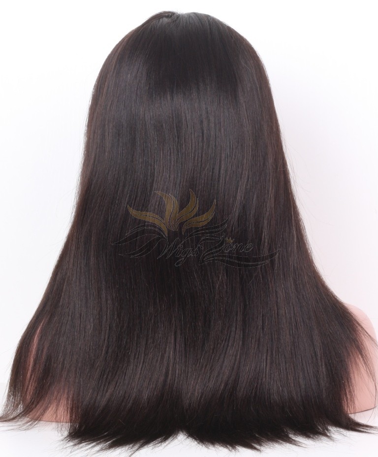 Light Yaki SILK TOP Lace Front Wig Cambodian Virgin Hair Hidden Knots [CASHLY]