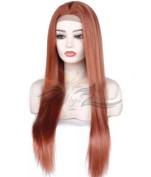 Futura Fiber Honey Blonde Color Lace Front Wig Looks & Feels Like Human Hair [SHHB]