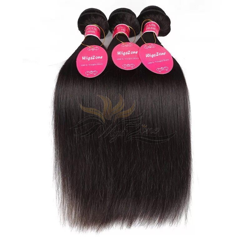 Silky Straight Brazilian Virgin Hair Wefts 3pcs/Lot Human Virgin Hair Weaves 3 Bundles [BRWST3]