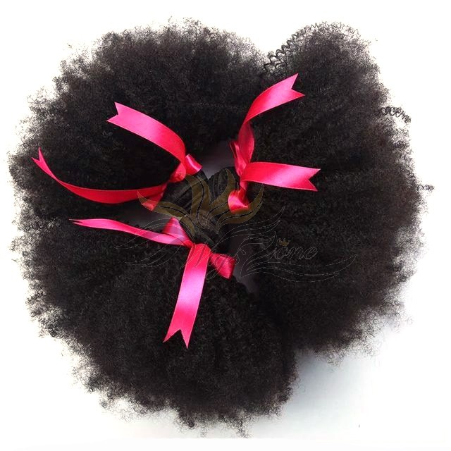 Afro Kinky Curl Brazilian Virgin Hair Wefts 3pcs/Lot Human Virgin Hair Weaves 3 Bundles [BRWAKC3]