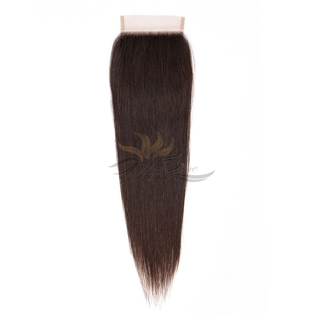 Brazilian Virgin Hair Lace Closure Color #2 Silky Straight  [BLC2ST]