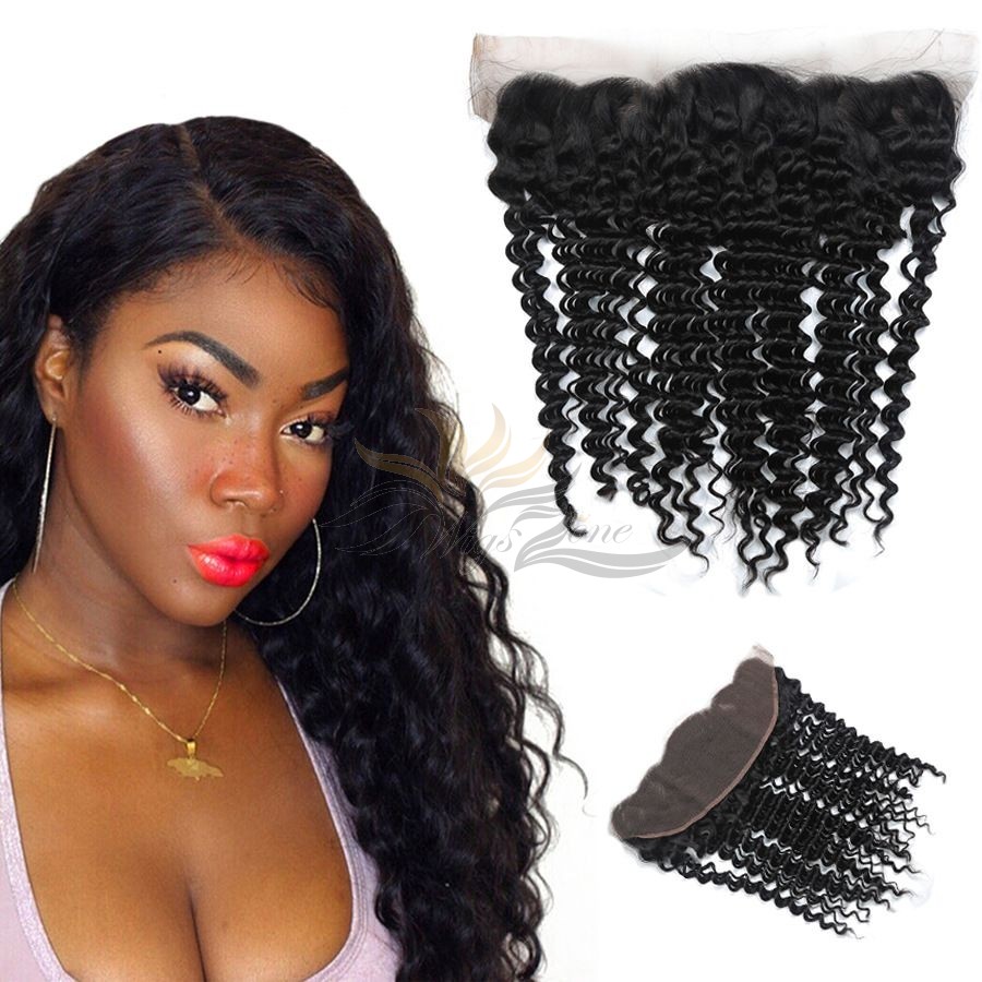 Deep Wave Brazilian Virgin Hair Lace Frontal [BLDW]