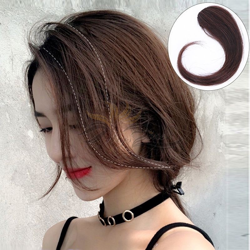 French Style Side Bangs 100% Human Hair Clip-in Hair Extension [FB12]