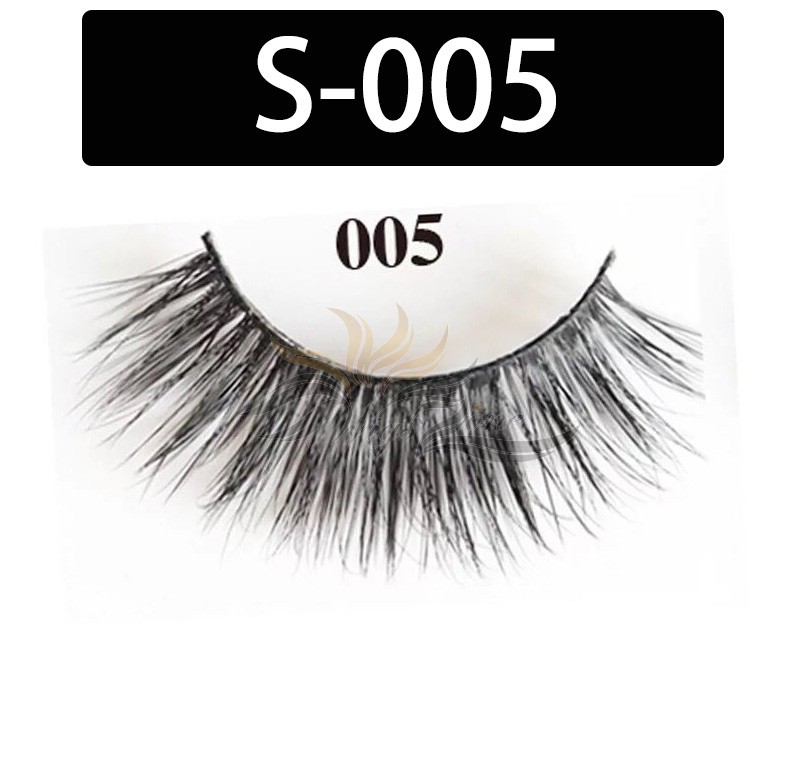 5D Silk Lashes Handmade Natural False Eyelash 5 Pairs/Pack [S-005]