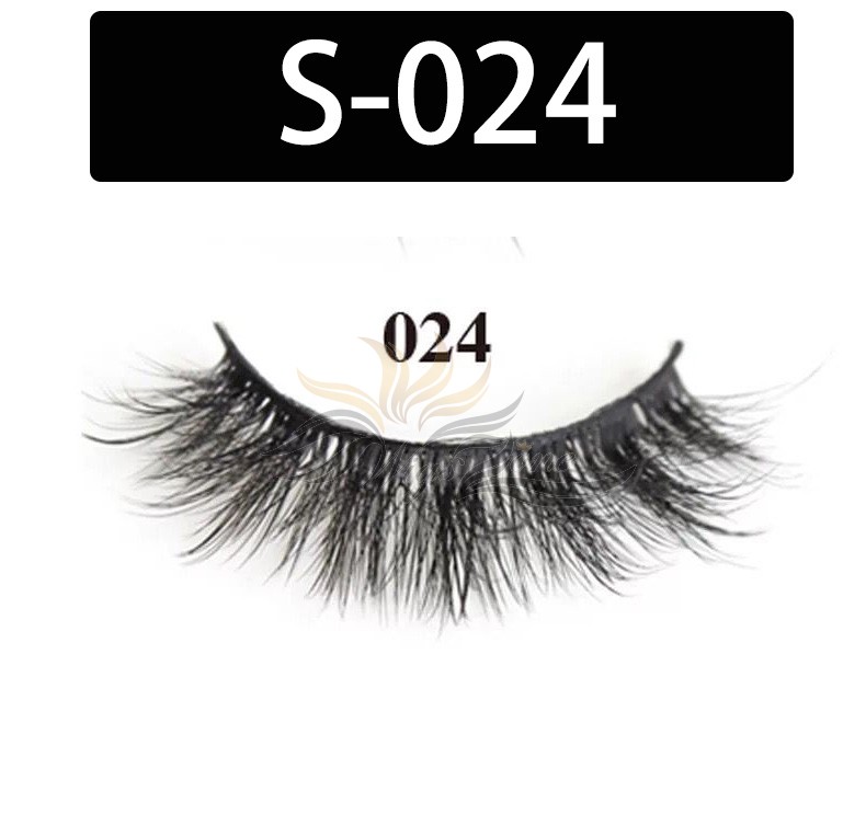 5D Silk Lashes Handmade Natural False Eyelash 5 Pairs/Pack [S-024]