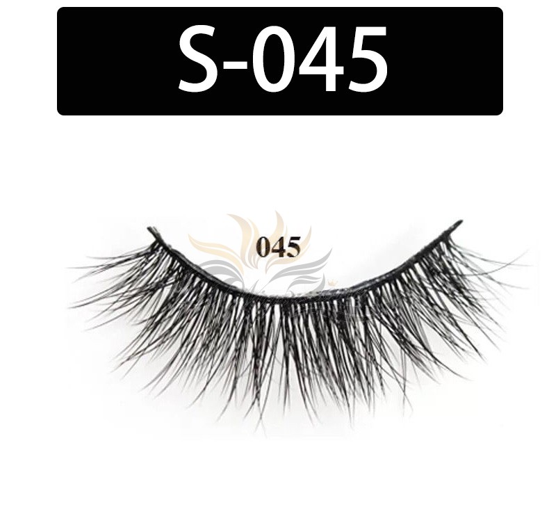 5D Silk Lashes Handmade Natural False Eyelash 5 Pairs/Pack [S-045]