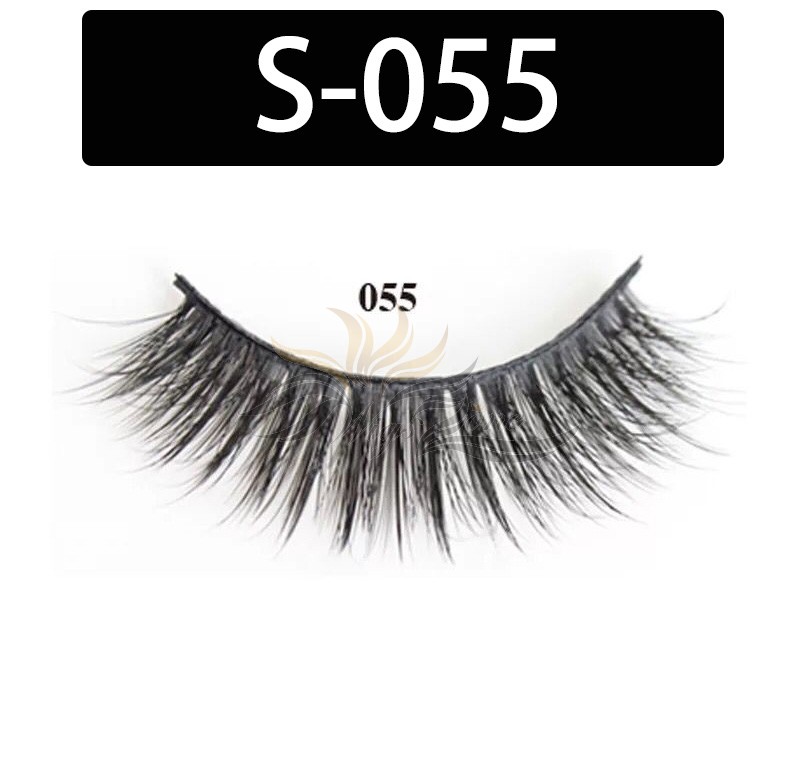 5D Silk Lashes Handmade Natural False Eyelash 5 Pairs/Pack [S-055]