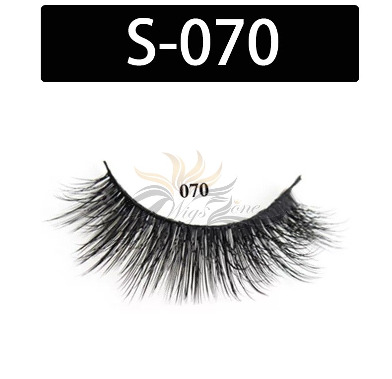 5D Silk Lashes Handmade Natural False Eyelash 5 Pairs/Pack [S-070]