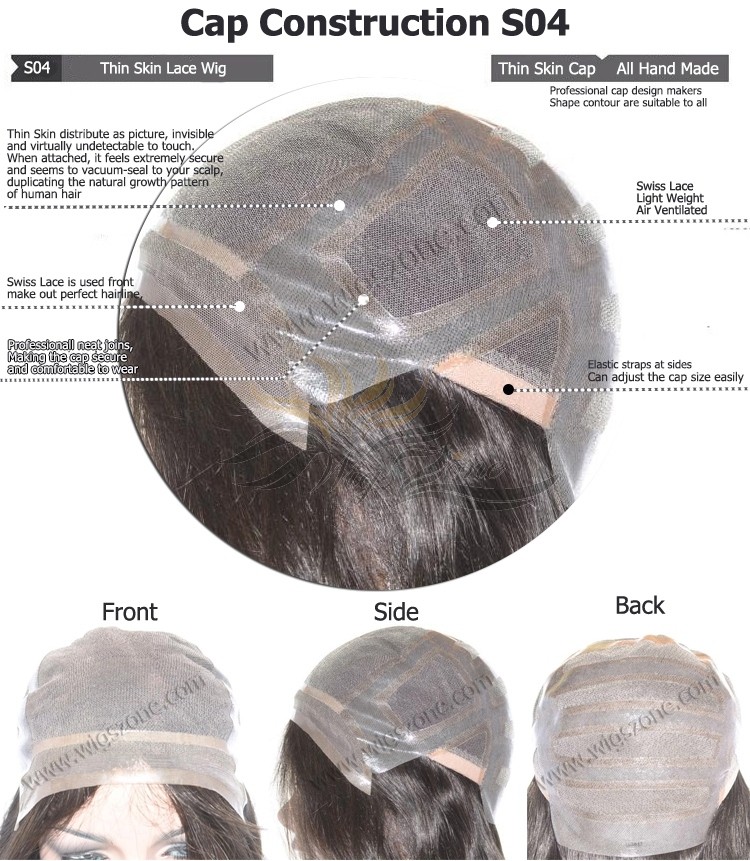 CUSTOM MADE THIN SKIN LACE WIG EXACTLY AS YOU WANT [S04]