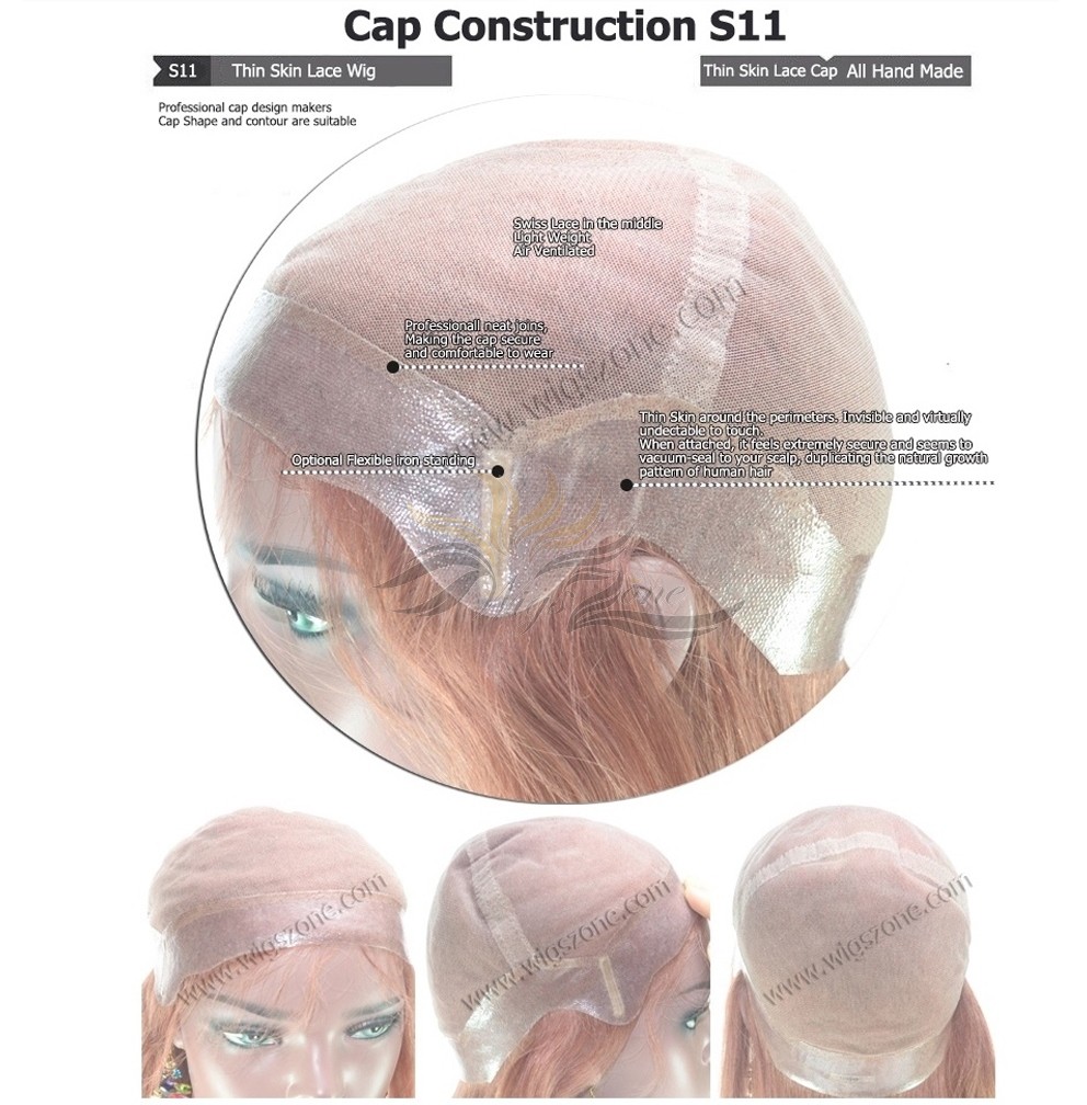 CUSTOM MADE THIN SKIN LACE WIG EXACTLY AS YOU WANT [S11]