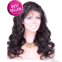Body Wave Raw Brazilian Virgin Hair Full Lace Wig Intact Cuticles Aligned Pre-Plucked Hairline HD Lace [BFBW]