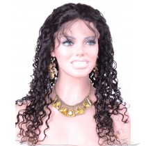 Soft Curly Brazilian Virgin Hair Lace Wig Pre-Plucked Hairline HD Invisible Skin Melting Lace Wig Super Bleached Knots [BRSC]