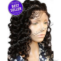Best Seller 100% Raw Human Virgin Hair Loose Spiral Curl Indian Virgin Hair Full Lace Wig Intact Cuticles Aligned Pre-Plucked Hairline HD Lace [IFLSC]