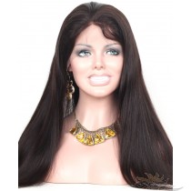 Silky Straight Burmese Virgin Hair Lace Wig Pre-Plucked Hairline HD Invisible Skin Melting Lace Wig Bleached Knots [BUST]