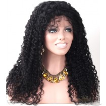 Deep Wave Human Hair Lace Wig Pre-Plucked Hairline For Black Women Super Bleached Knots HD Invisible Skin Melting Lace [IRDW2]