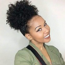 Afro Curly Bun Ultima Fiber Hair Accessories [HA01]