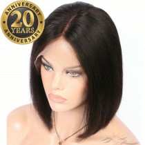 Hot Sale 20th Anniversary Celebration Blunt BOB Brazilian Virgin Hair Lace Front Wig, Lace Frontal Wig [BLFW12]