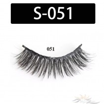 5D Silk Lashes Handmade Natural False Eyelash 5 Pairs/Pack [S-051]
