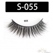 5D Silk Lashes Handmade Natural False Eyelash 5 Pairs/Pack [S-055]