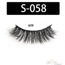 5D Silk Lashes Handmade Natural False Eyelash 5 Pairs/Pack [S-058]