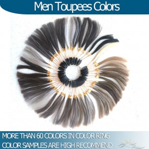 Man Hair System Hair Color 