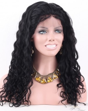 Loose Wave Black Hair Human Hair Lace Wig Pre-Plucked Hairline For Black Women Super Bleached Knots HD Invisible Skin Melting Lace [IRLW]