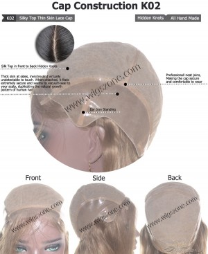 CUSTOM MADE SILK TOP THIN SKIN LACE WIG EXACTLY AS YOU WANT [K02]
