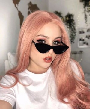 Futura Fiber Pink Wavy Lace Front Wig Looks & Feels Like Human Hair [SHPW]