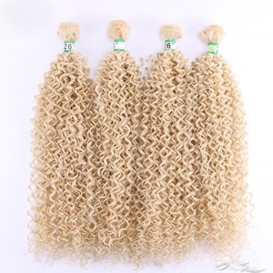 Curly Color #613 Blonde Color Ultima Fiber Hair Weft   [SUWKC613]