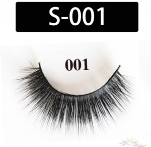5D Silk Lashes Handmade Natural False Eyelash 5 Pairs/Pack [S-001]