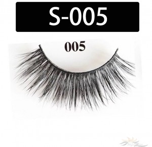 5D Silk Lashes Handmade Natural False Eyelash 5 Pairs/Pack [S-005]