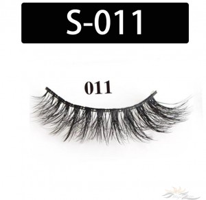 5D Silk Lashes Handmade Natural False Eyelash 5 Pairs/Pack [S-011]
