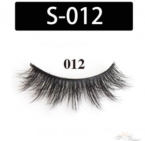5D Silk Lashes Handmade Natural False Eyelash 5 Pairs/Pack [S-012]