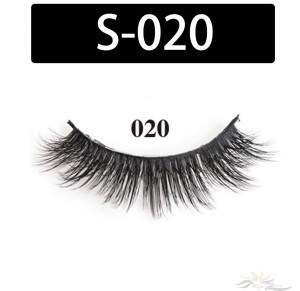 5D Silk Lashes Handmade Natural False Eyelash 5 Pairs/Pack [S-020]