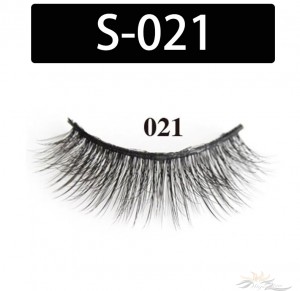 5D Silk Lashes Handmade Natural False Eyelash 5 Pairs/Pack [S-021]