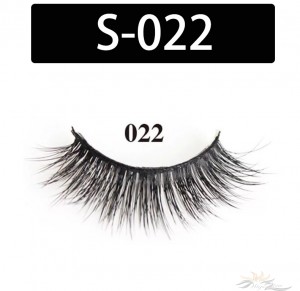 5D Silk Lashes Handmade Natural False Eyelash 5 Pairs/Pack [S-022]