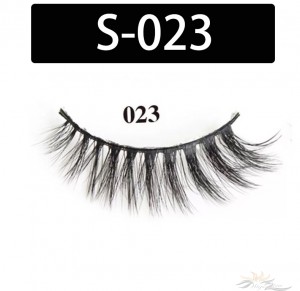 5D Silk Lashes Handmade Natural False Eyelash 5 Pairs/Pack [S-023]