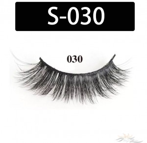 5D Silk Lashes Handmade Natural False Eyelash 5 Pairs/Pack [S-030]