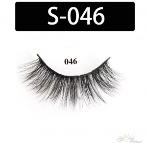5D Silk Lashes Handmade Natural False Eyelash 5 Pairs/Pack [S-046]
