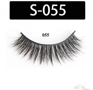 5D Silk Lashes Handmade Natural False Eyelash 5 Pairs/Pack [S-055]