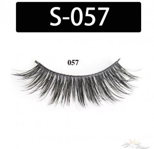 5D Silk Lashes Handmade Natural False Eyelash 5 Pairs/Pack [S-057]