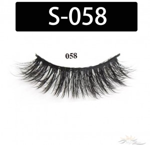 5D Silk Lashes Handmade Natural False Eyelash 5 Pairs/Pack [S-058]
