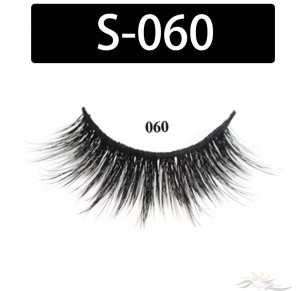 5D Silk Lashes Handmade Natural False Eyelash 5 Pairs/Pack [S-060]