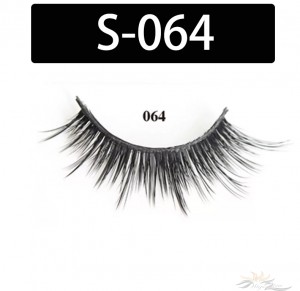 5D Silk Lashes Handmade Natural False Eyelash 5 Pairs/Pack [S-064]