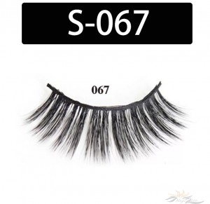 5D Silk Lashes Handmade Natural False Eyelash 5 Pairs/Pack [S-067]