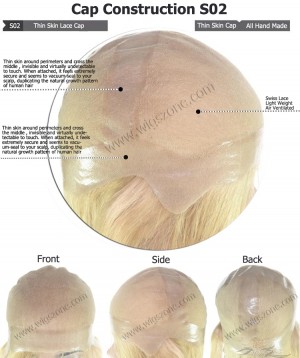 CUSTOM MADE THIN SKIN LACE WIG EXACTLY AS YOU WANT [S02]