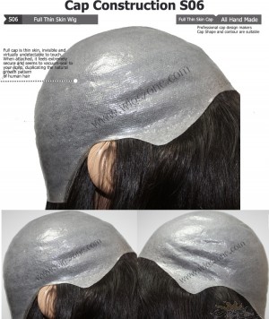 CUSTOM MADE FULL THIN SKIN WIG EXACTLY AS YOU WANT [S06]
